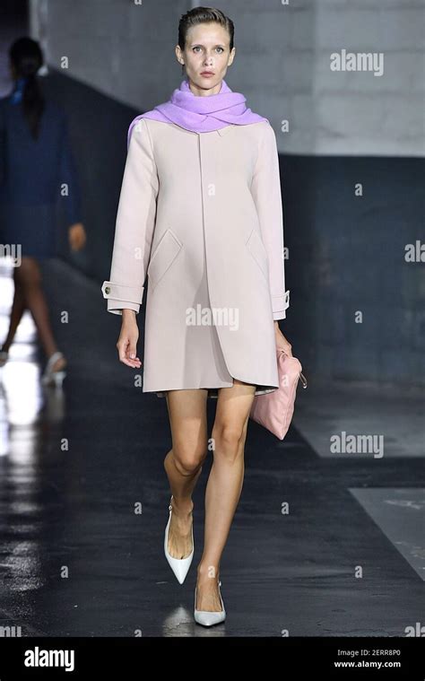 Model Marike Le Roux walks on the runway during the Givenchy 